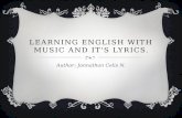 Learning english with music and it's lyrics