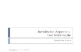 Juridische Aspecten van Informatie - Les 3