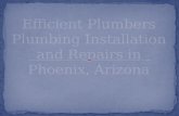 Efficient plumbers plumbing installation and repairs in phoenix, arizona 225 224 2999