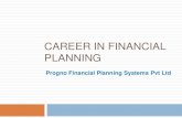 Career in financial planning