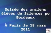 Soirée des anciens de Sciences Po Bordeaux