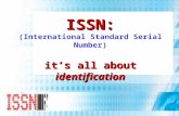 ISSN (International Standard Serial Number): It's All About Identification by Karl Debus-López, Library of Congress