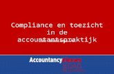 Compliance en toezicht in de Accountantspraktijk