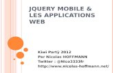 jQuery Mobile & Applications Web