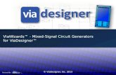 Via wizards - Mixed Signal Circuit Generators in ViaDesigner