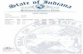 Indiana Teaching License