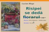 Lucian Blaga  - Risipei se deda florarul