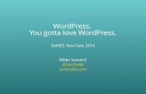 DaFED#21 - WordPress. You gotta love WordPress 2014