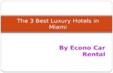 The 3 best luxury hotels in miami