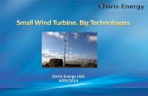 Osiris Energy Small Wind Turbine Presentation at GlobalCon