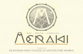 MERAKI-14 (Architecture and more)