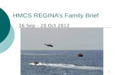 HMCS Regina - Family brief - 21 oct 2012