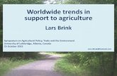 Worldwide trends in support to agriculture