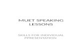 Muet speaking lessons 2