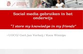 Social media in onderwijs (gastcollege gmw)