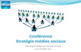 Conférence médias sociaux à La Réunion