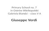 Giuseppe Verdi by Gabriela Blandzi