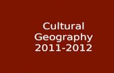 Cultural geography intro