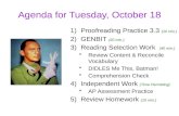 Tuesday, October 18