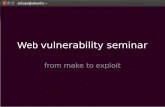 Web vulnerability seminar2
