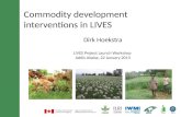 Commodity development interventions in LIVES