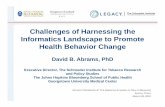 Challenges of Harnessing the Informatics Landscape to Promote Health Behavior Change