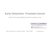 Louisville CyberKnife: Early Detection of Prostate Cancer