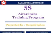 5S   Training materials From Deepak Sahoo