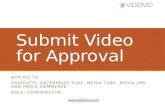 Submit Video for approval