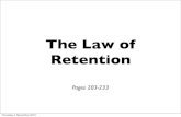 Bruce Wilkinson, 7 Laws of the Learner: law 4 Retention