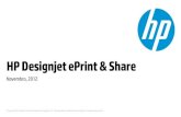 Plotters de Impressão HP - HP Designjet ePrint & Share