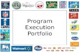 Program Execution Portfolio