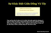 Su khac nhau giua nguoi a dong va nguoi tay phuong (the differences between asian and westerner)