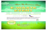 'Clean Up Commerce' Community Event on Saturday August 11 (7am-12pm)
