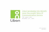 Libon (probably) the World’s most Successful Telco IP Communication Service, Karel Bourgois, TADSummit 2014