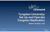 Tungsten University: Setup & Operate Tungsten Replicator