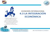 4.3 Integración económica