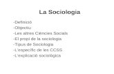 Definició De Sociologia