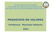 Seminario. +ëtica y valores.2011