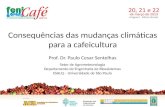 Palestra Consequências das Mudanças Climáticas para a Cafeicultura