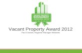 Vacant Property Award 2012