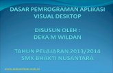 Pengenalan pemrograman aplikasi visual desktop