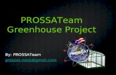 PROSSATeam Arduino Greenhouse Project
