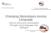 CULKAS. Changins stereotypes across language.