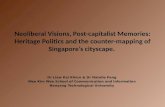 Neoliberal Visions, Post-capitalist Memories: Heritage Politics and the counter-mapping of Singapore’s cityscape.