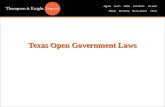 Texas Open Government Presentation