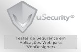 Testes de segurança em aplicações web para web designers