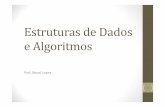 Estrutura de Dados e Algoritmos