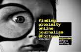 finding proximity online journalism