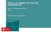 Why is evolution so hard to understand?